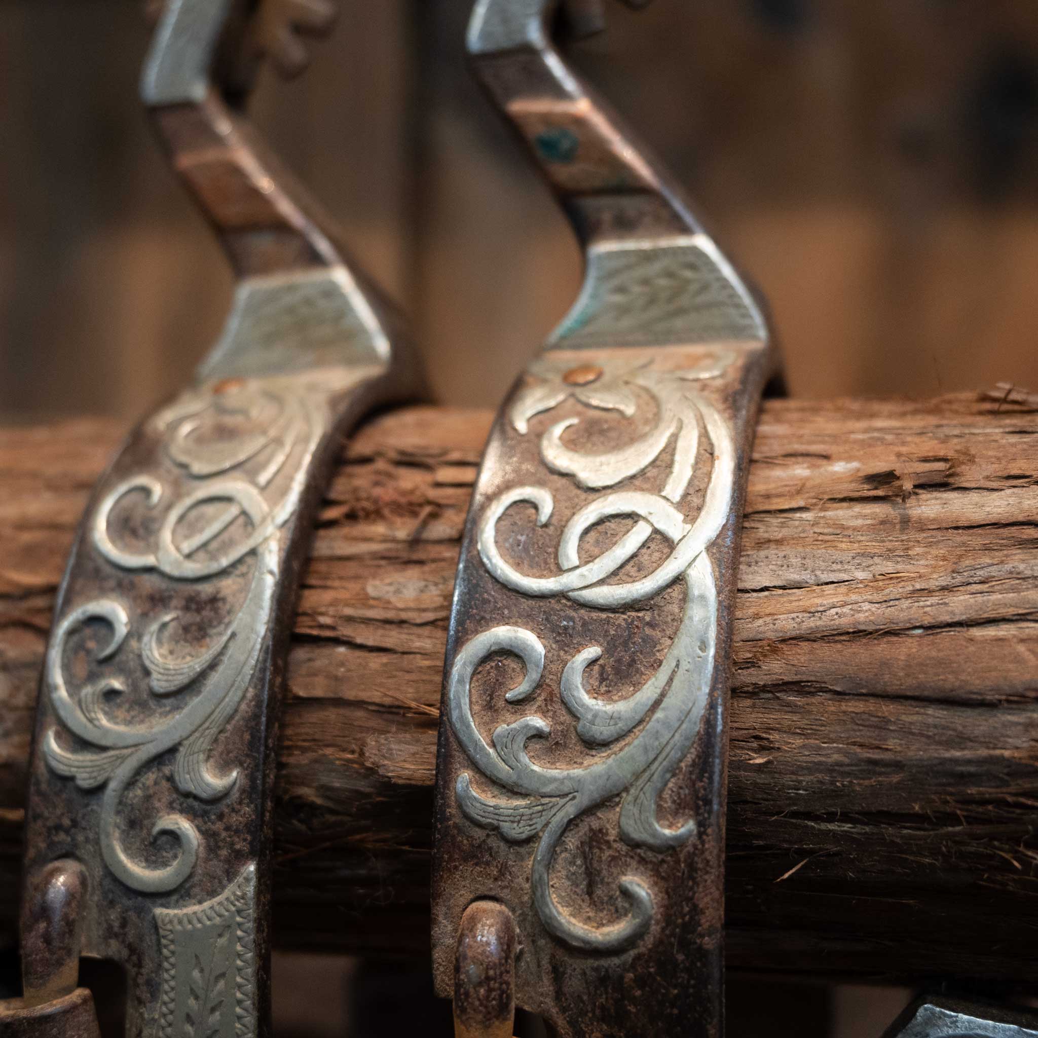 Cody Jack 10pt Floral Spurs - Image 3
