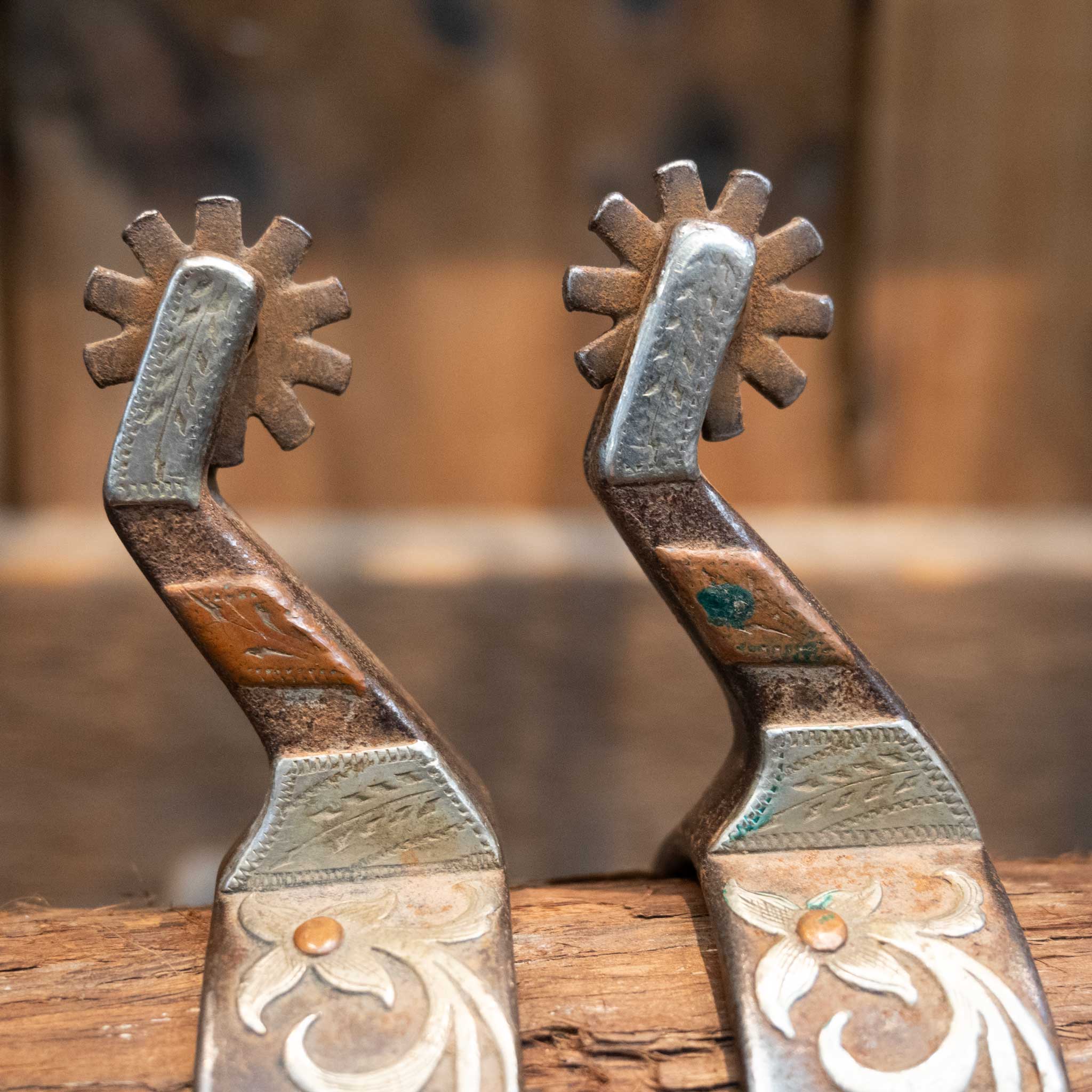 Cody Jack 10pt Floral Spurs - Image 4