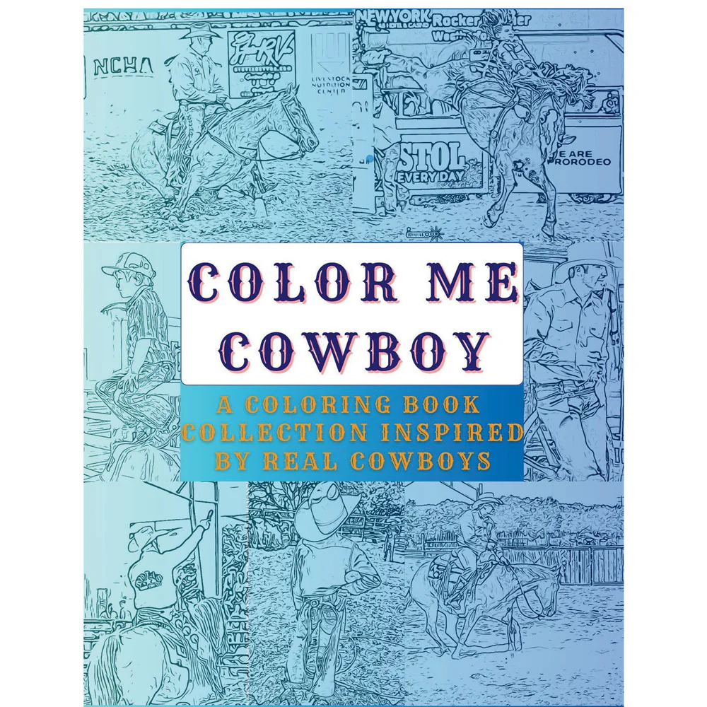 Color Me Cowgirl & Cowboy Coloring Books