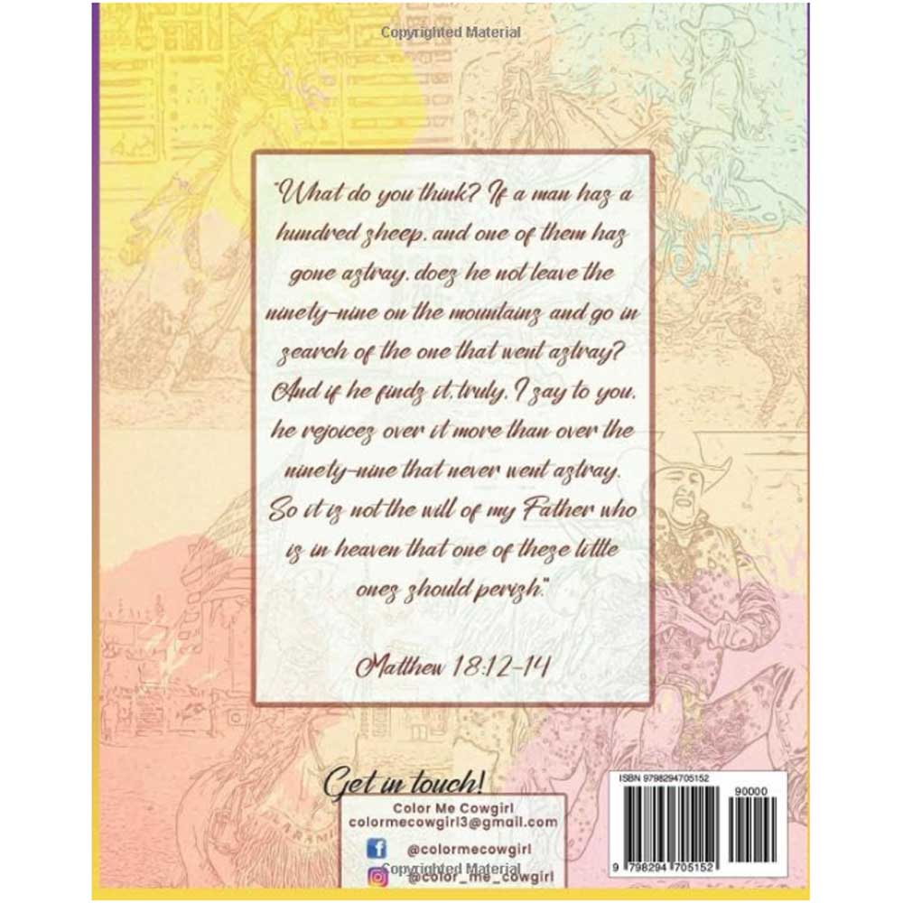 Color Me Rodeo Coloring Book - Image 2