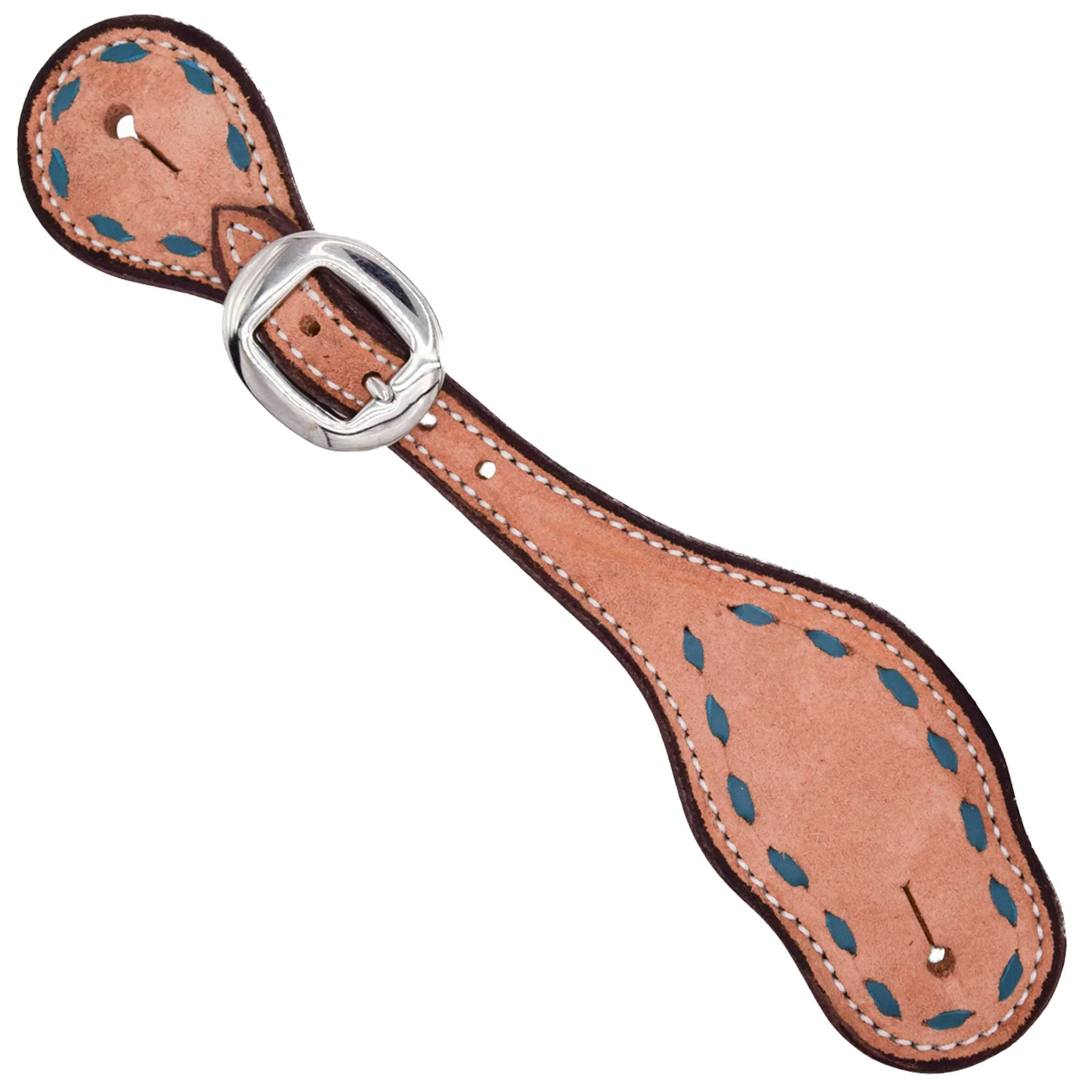 Teskey's Colored Buckstitch Ladies Spur Straps