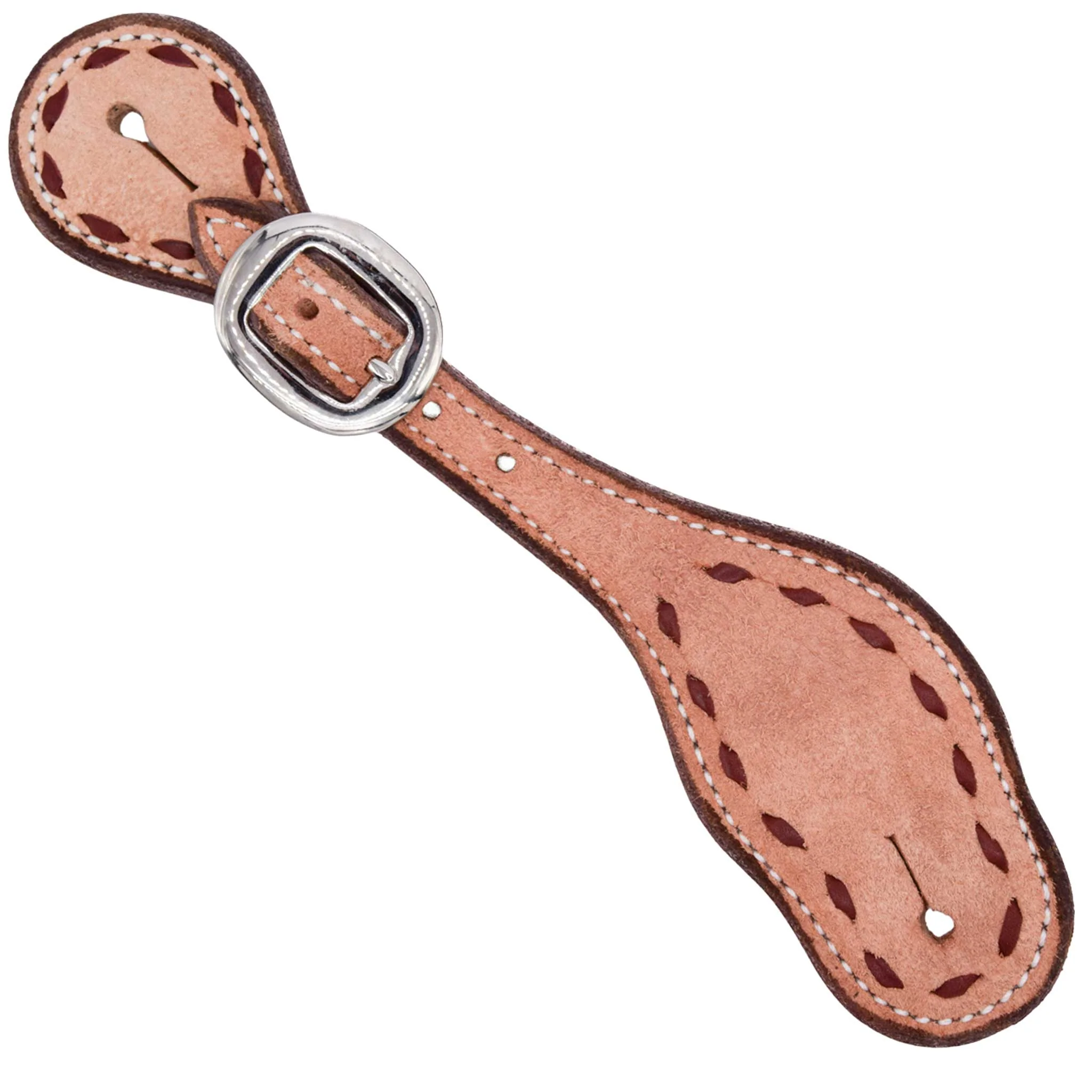 Teskey's Colored Buckstitch Ladies Spur Straps - Image 2