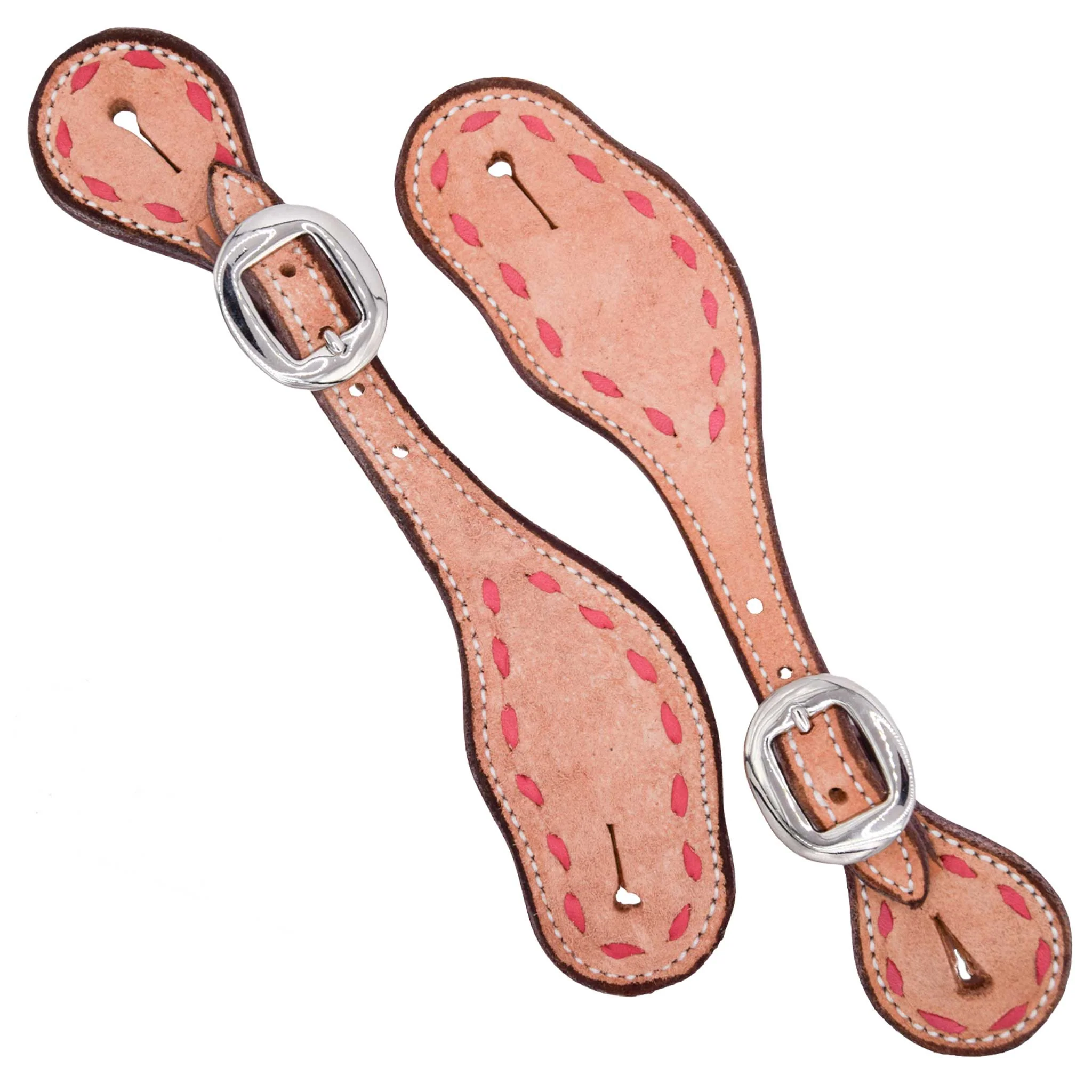 Teskey's Colored Buckstitch Ladies Spur Straps - Image 6