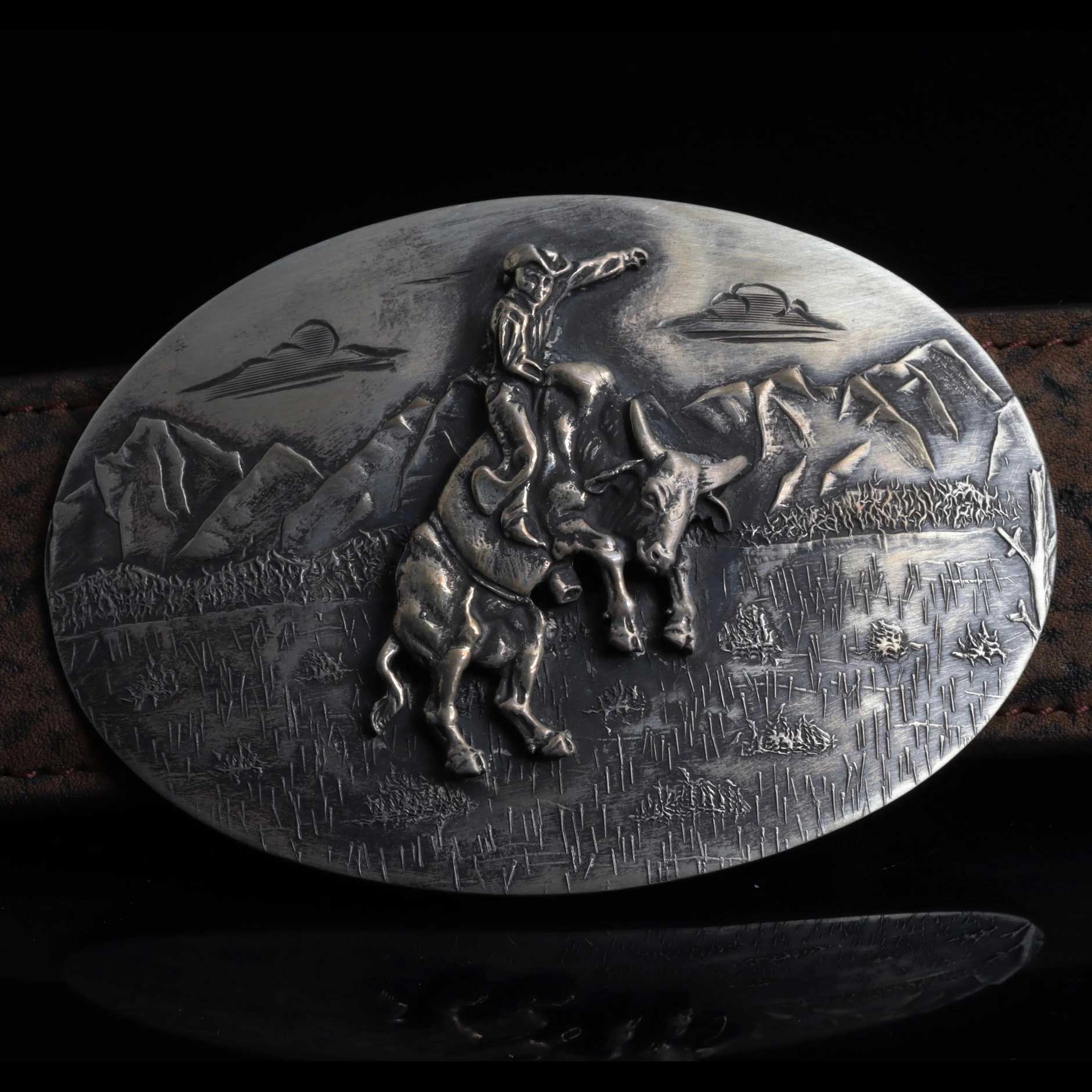 Comstock Heritage Bull Rider Ranchwear Buckle - Image 2