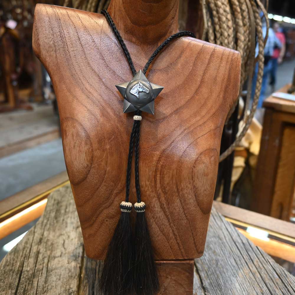 Comstock Heritage Large Star w/Horse Bolo Tie - Image 2
