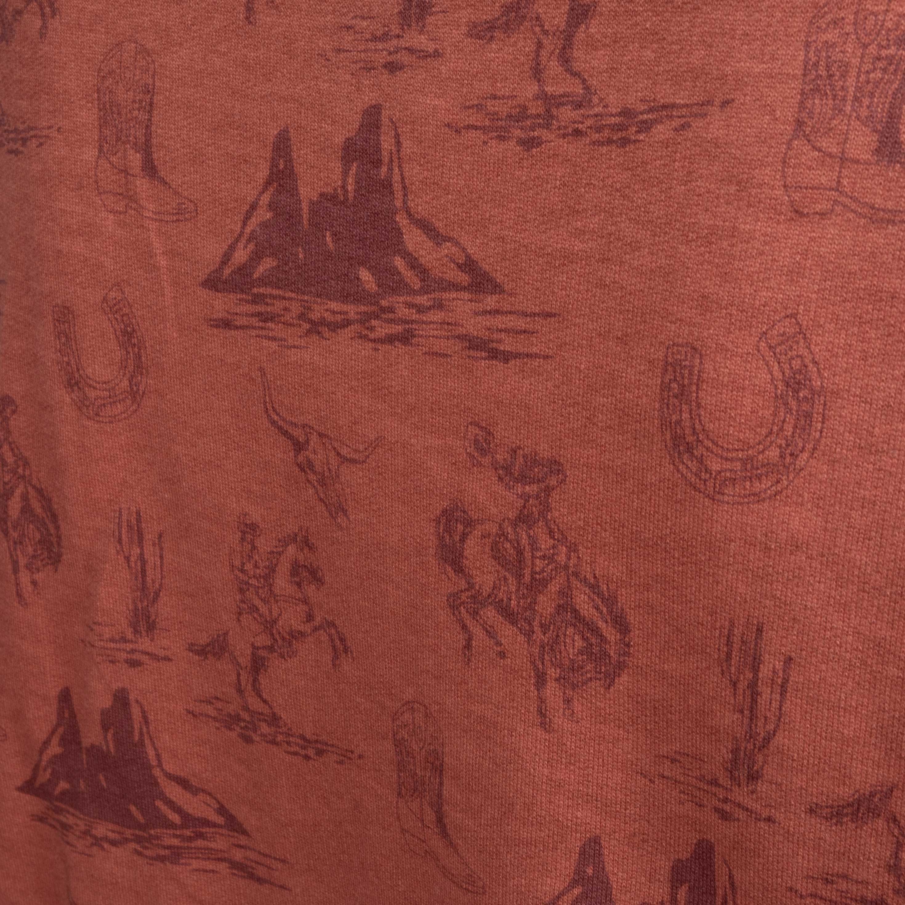 Rock & Roll Denim Women's Conversational Rust Pullover - Image 3