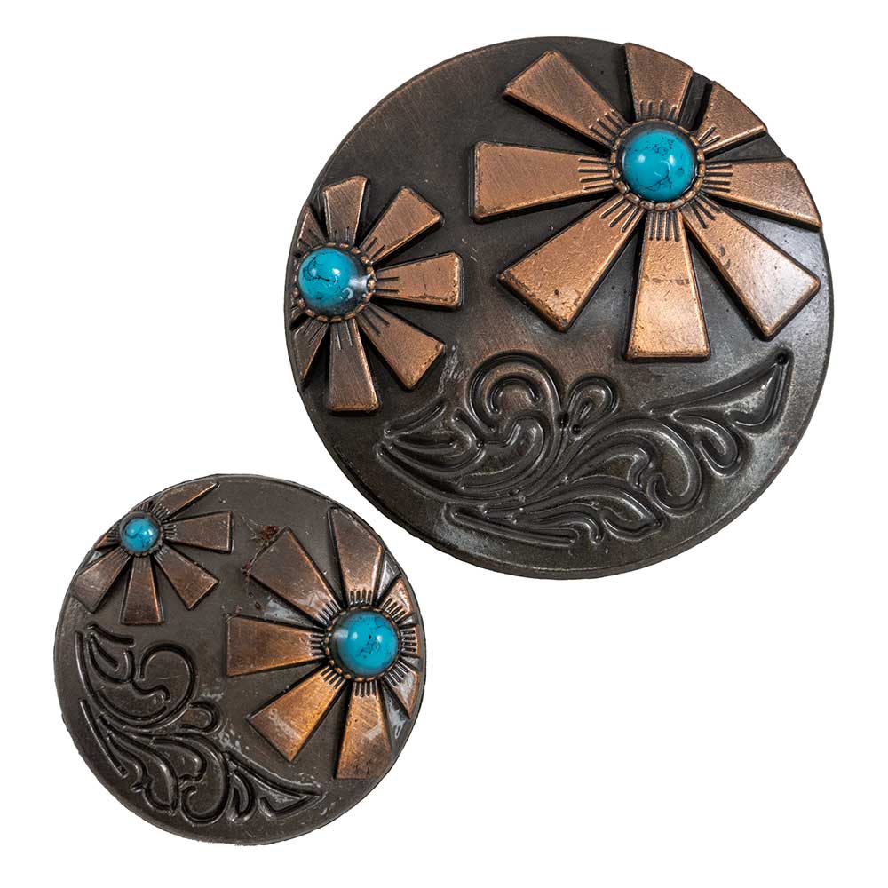 New West Turquoise Concho - Image 2