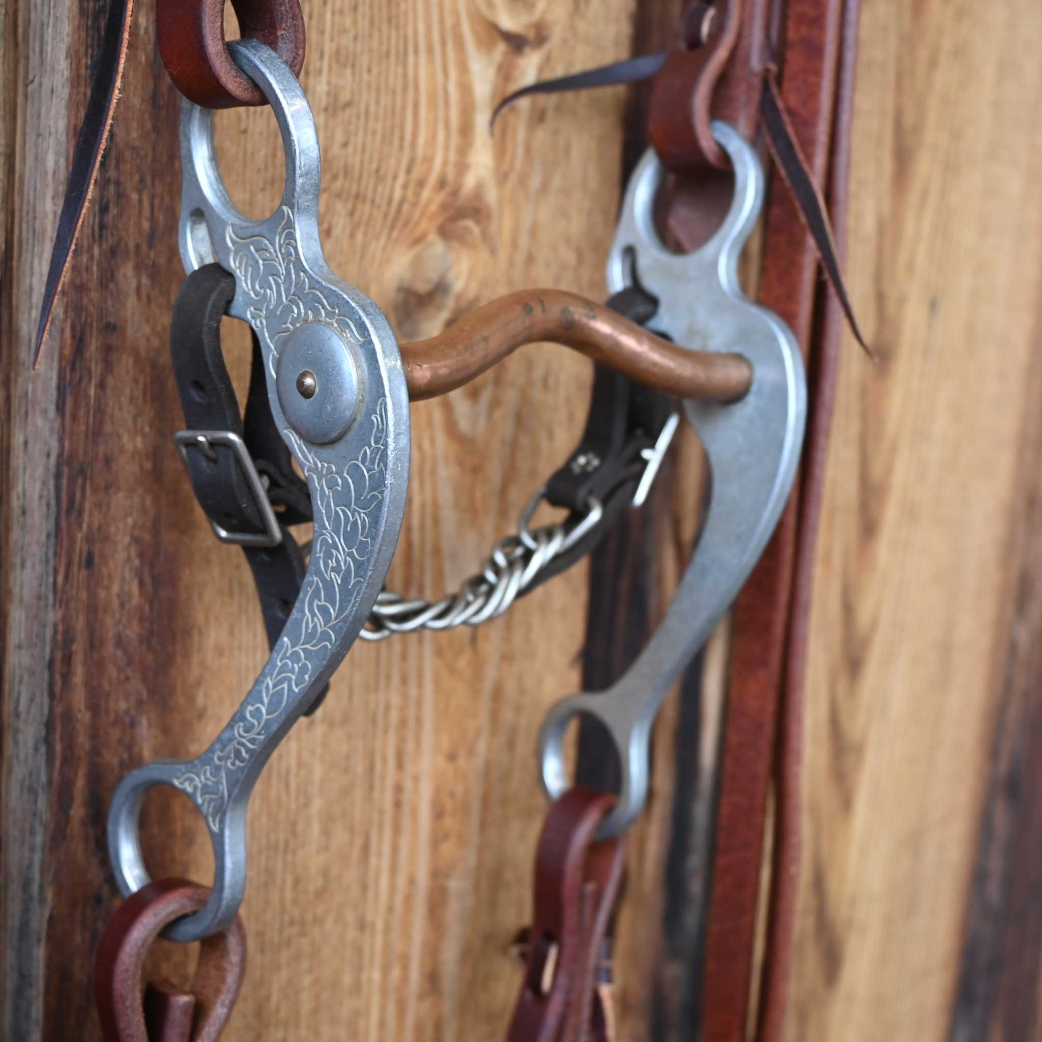 Copper Port Bridle Rig w/Split Ear Headstall