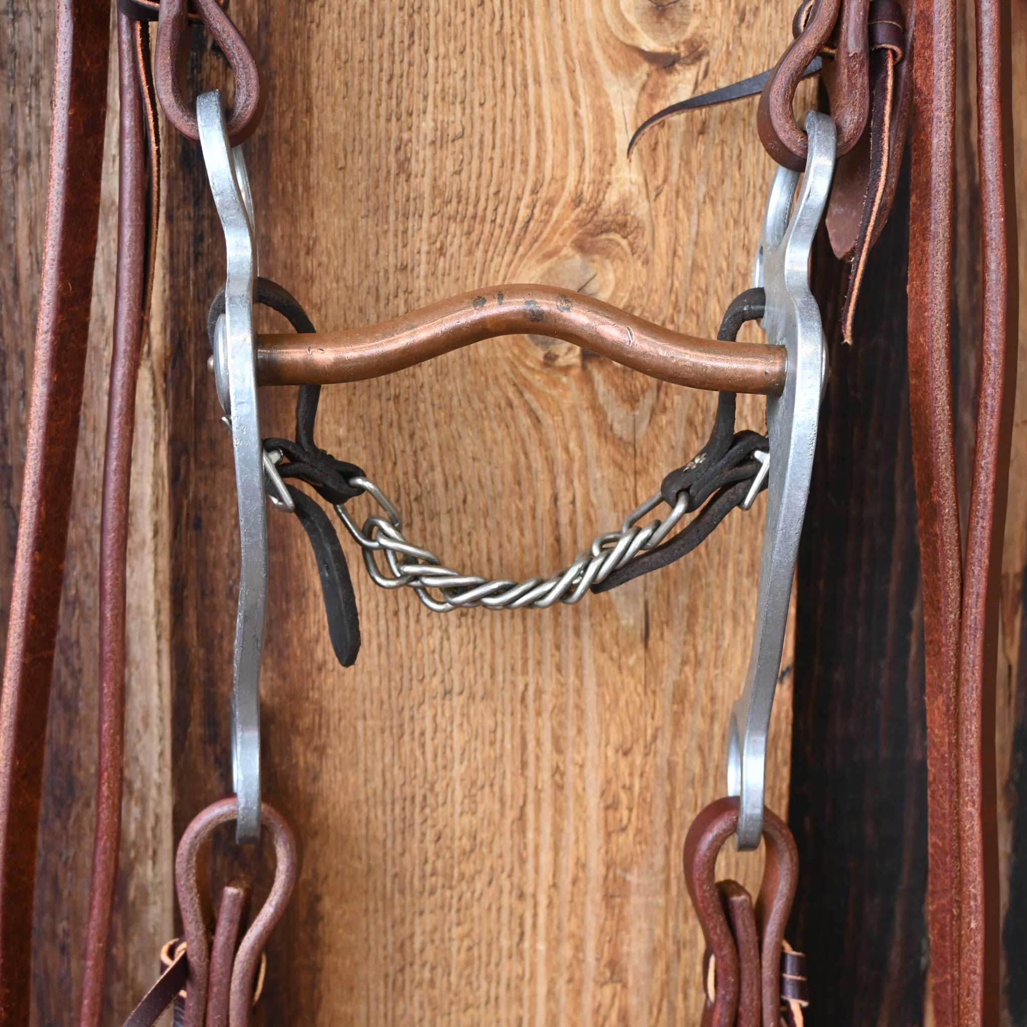 Copper Port Bridle Rig w/Split Ear Headstall - Image 2