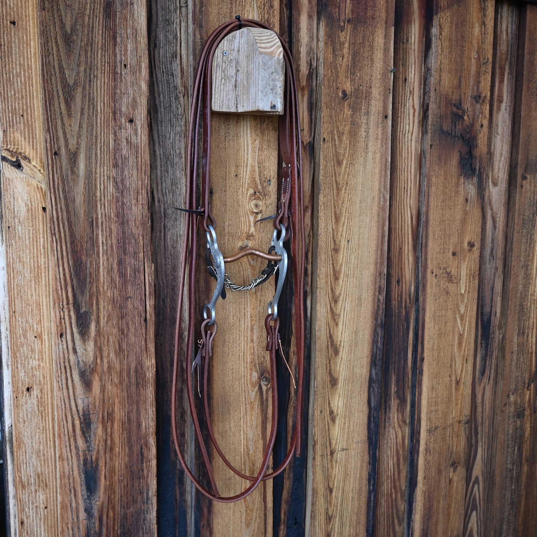 Copper Port Bridle Rig w/Split Ear Headstall - Image 4
