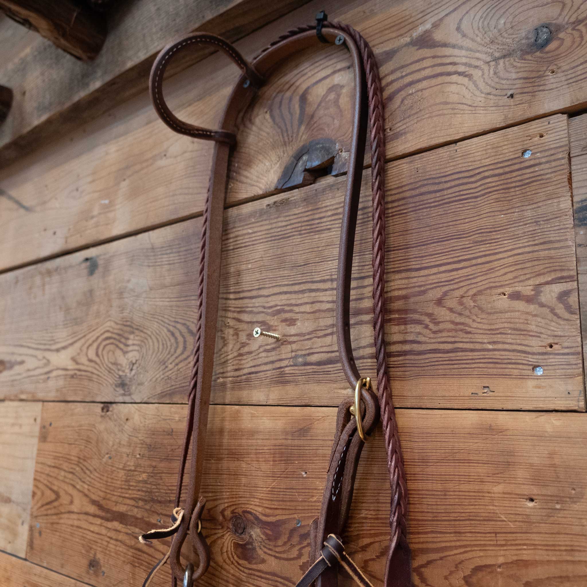 Copper Snaffle Gag Bridle Rig w/ Single Ear Headstall - Image 2