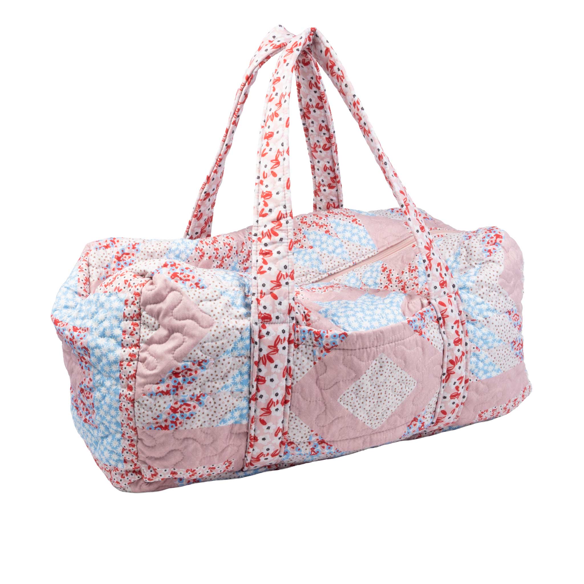Adeline Patchwork Rose Duffle Bag