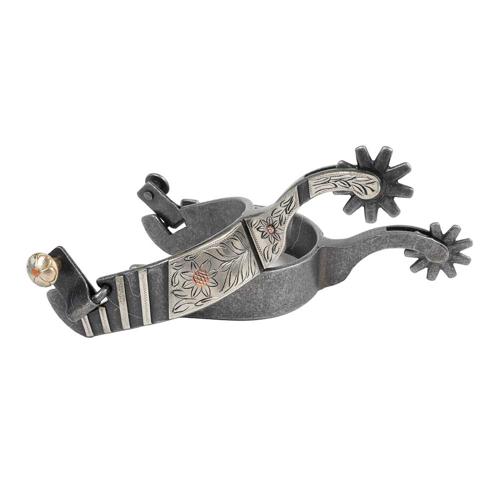 Formay Aged Floral and Striped Spur