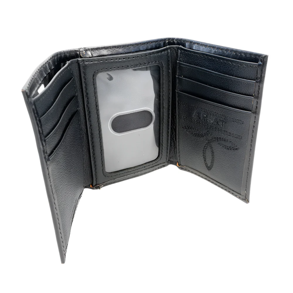 Ariat Floral Embossed Trifold Wallet - Image 2