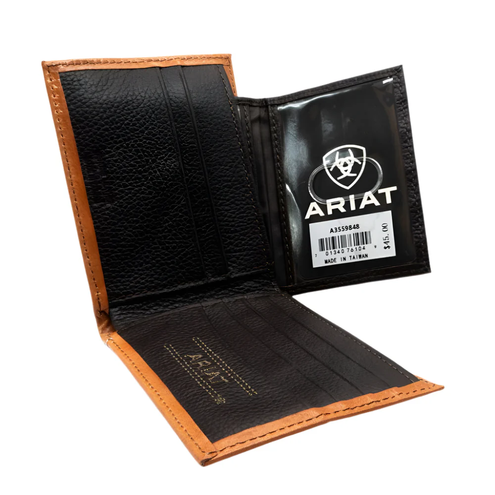 Ariat Floral Embossed Bifold Wallet - Image 2