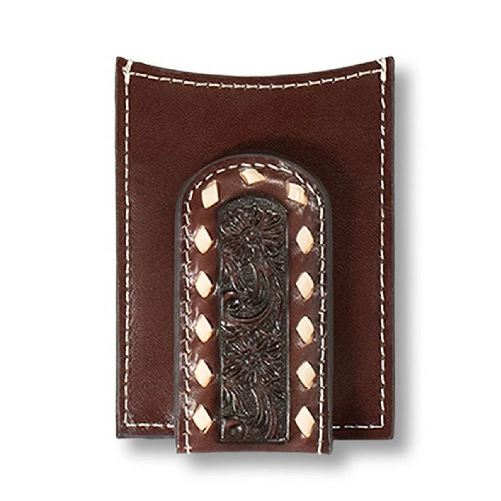 Ariat Floral Embossed Buck Lace Money Clip