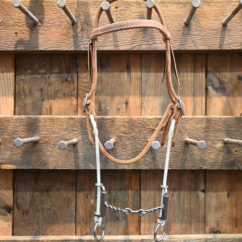 CHS Twisted Dogbone Rope Gag Bridle - Image 2