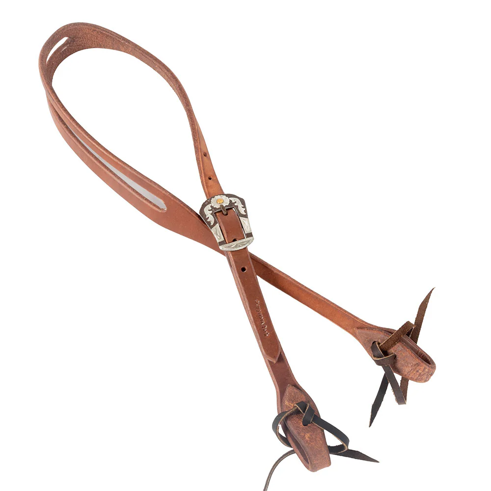 Cowperson Tack 5/8" Slot Ear Headstall w/Buckle