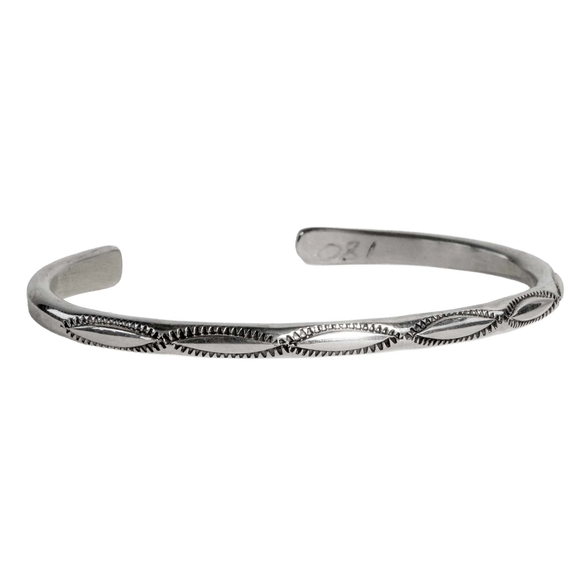 Engraved Sterling Silver Cuff By Jennifer Curtis - Image 2