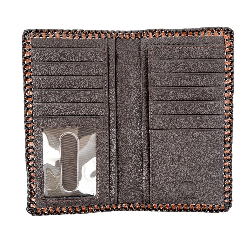 3D Scroll Lace Edge Rodeo Wallet - Image 2