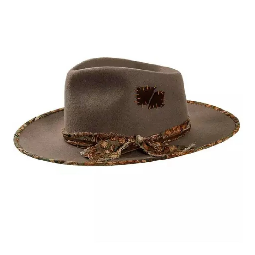 Women's Gypsy Felt Fedora Platinum - Image 2