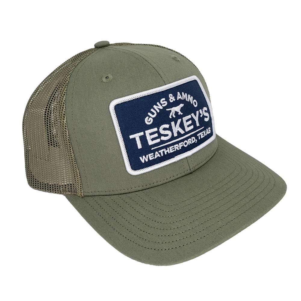 Teskey's Guns & Ammo Pointer Cap - Loden - Image 2