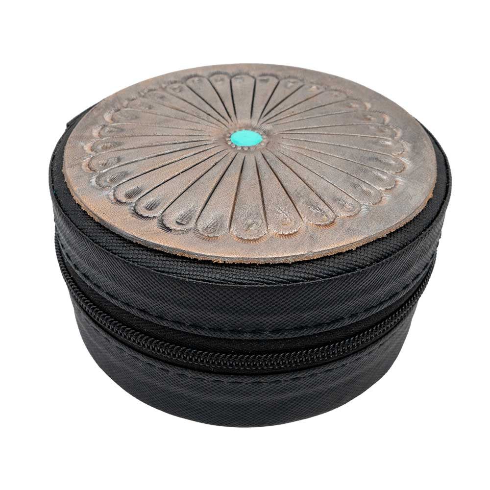 Mcintire Silver Pinwheel Jewelry Case