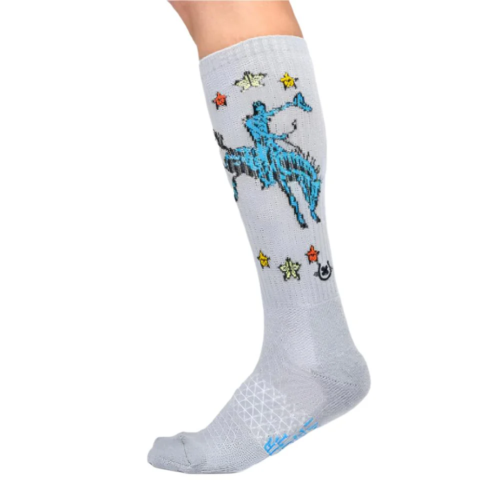 Lucky Chuck "Fringe Long Live" Crew Socks - Image 2