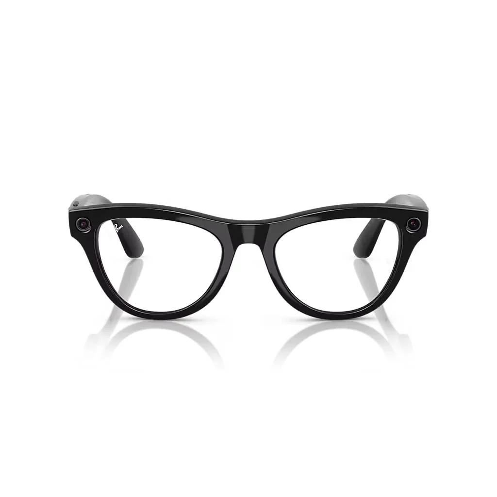 RayBan Meta Skyler Shiny Black Sunglasses - Image 2