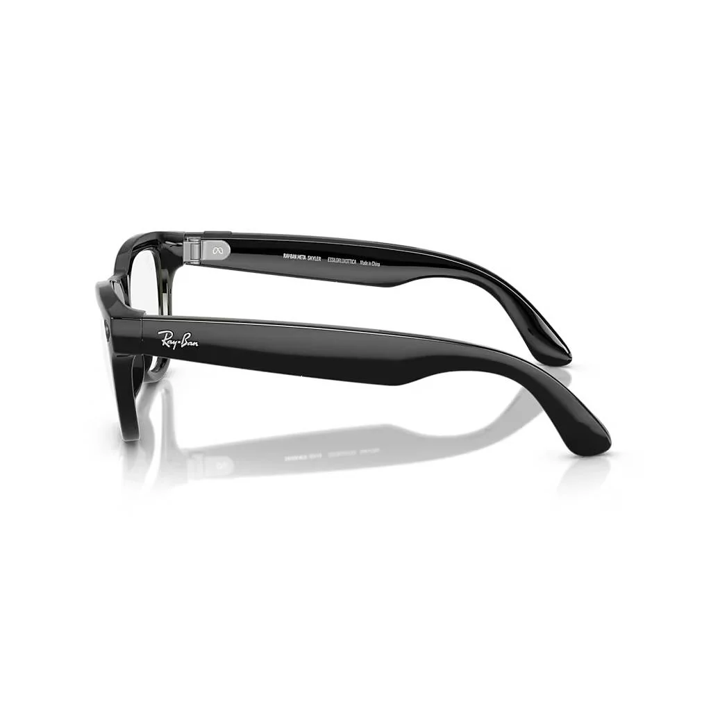 RayBan Meta Skyler Shiny Black Sunglasses - Image 3