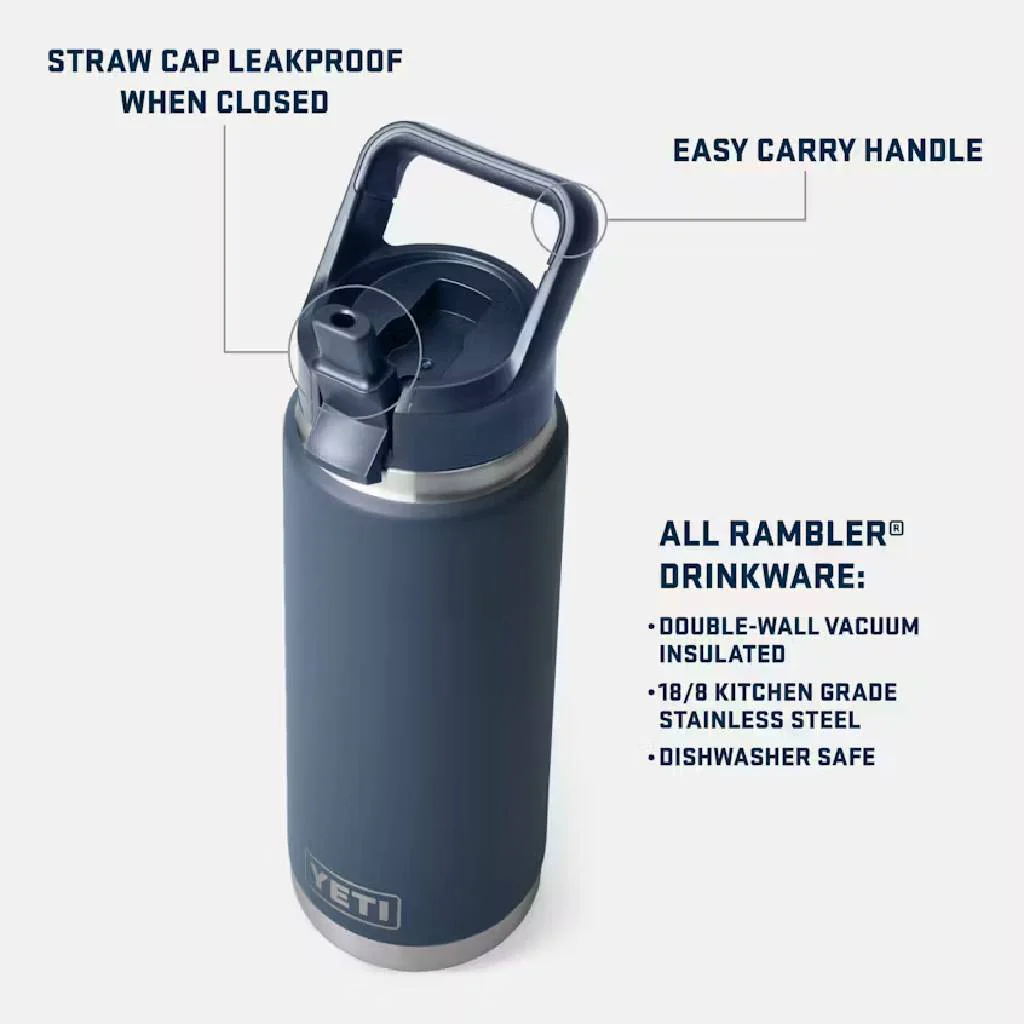 Yeti Rambler 26oz C Straw Bottle - Desert Bloom - Image 3