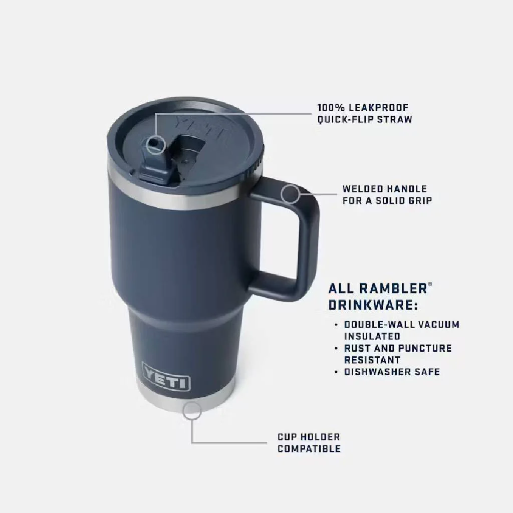 Yeti Rambler 30oz Travel Color Match Straw Lid - Ridgeline - Image 2
