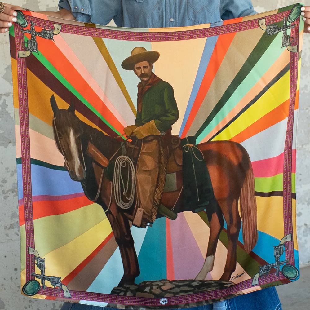 Fringe Scarves "Son of the West" Short Wild Rag