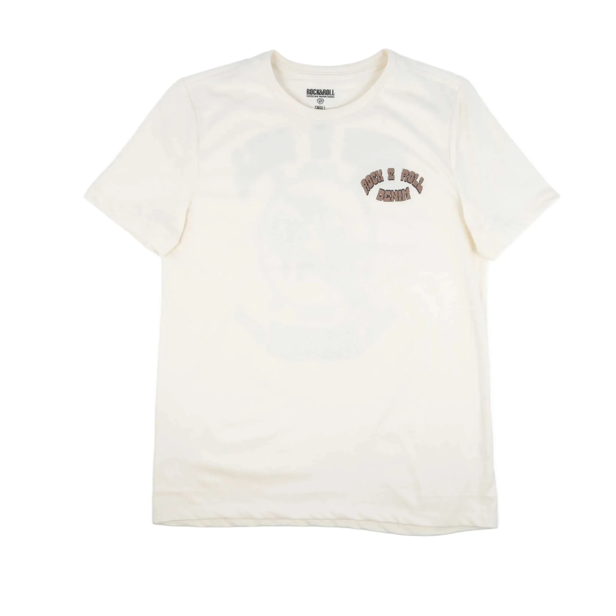 Rock & Roll Denim Men's Bronco Rider Natural Graphic Tee - Image 2