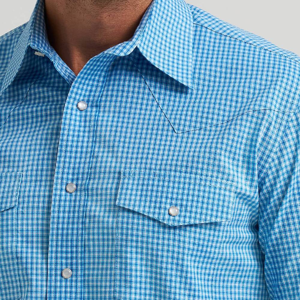 Wrangler Men's Plaid Western Pearl Snap Shirt - Image 2