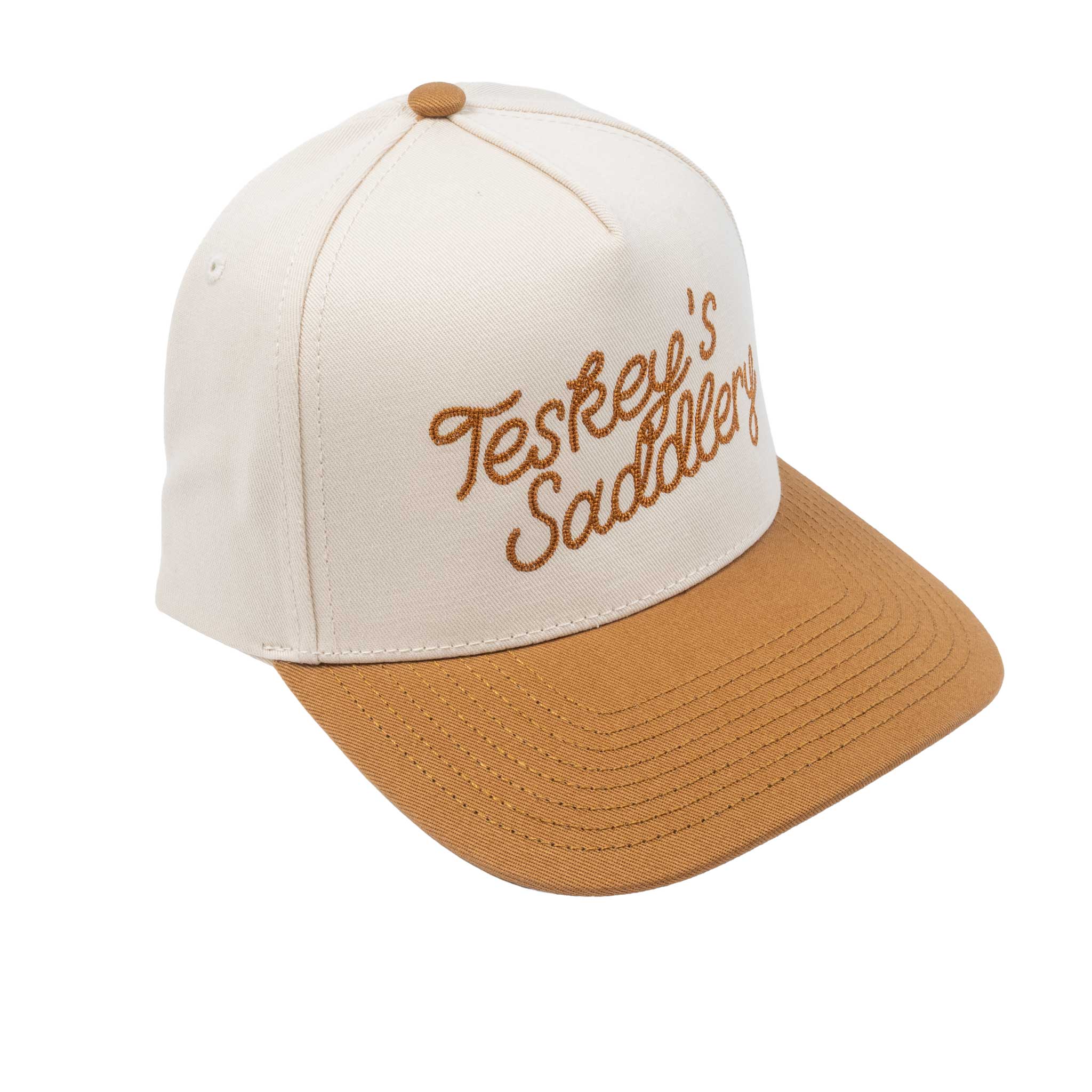 Teskey's Saddlery Caramel Chain Logo Cap - Cream/Caramel