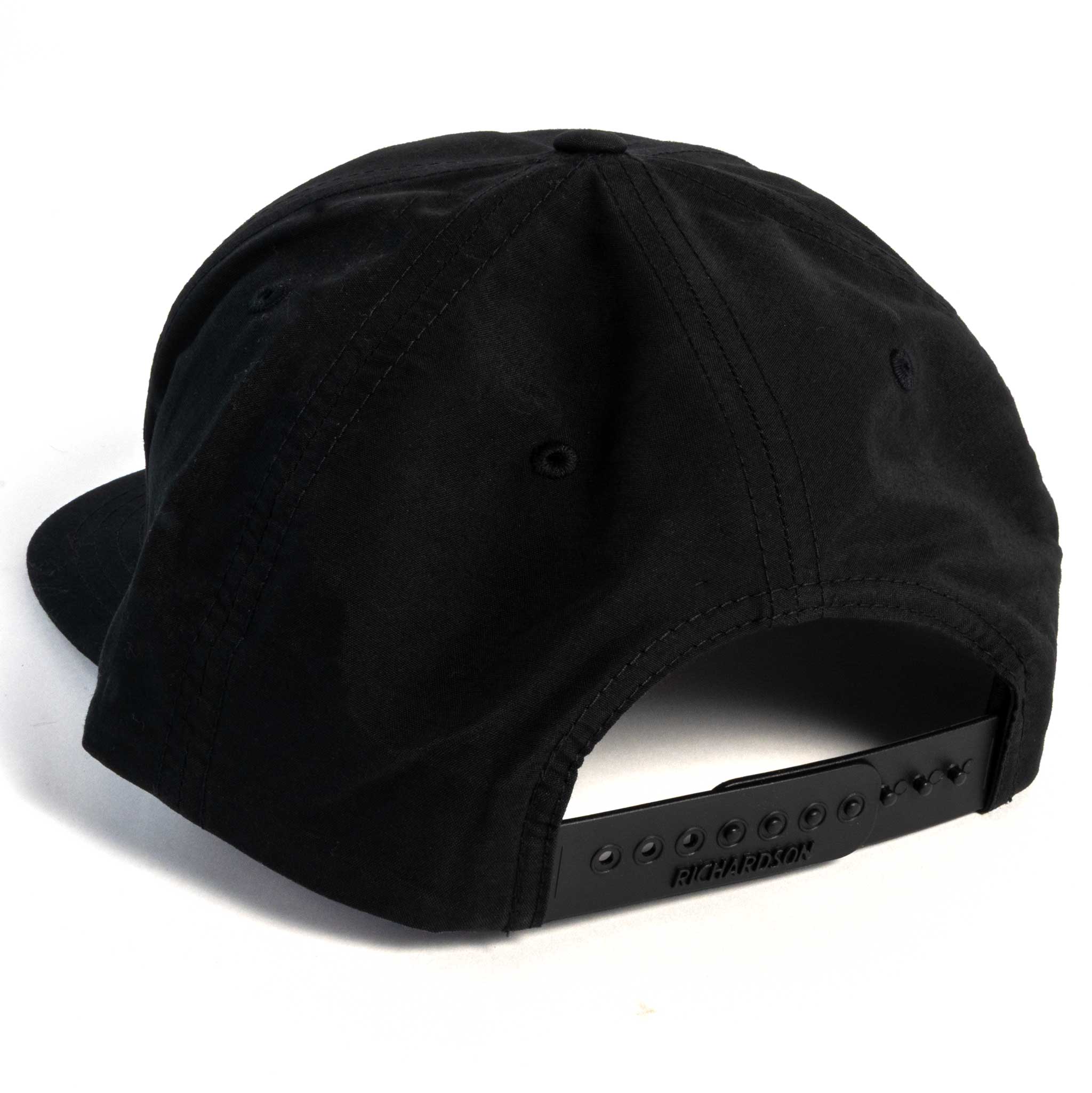 Teskey's Saddlery Retro Rope Cap - Solid Black/Black Rope - Image 2