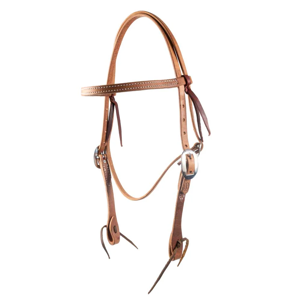 Teskey's Browband Headstall w/Stainless Steel Buckles