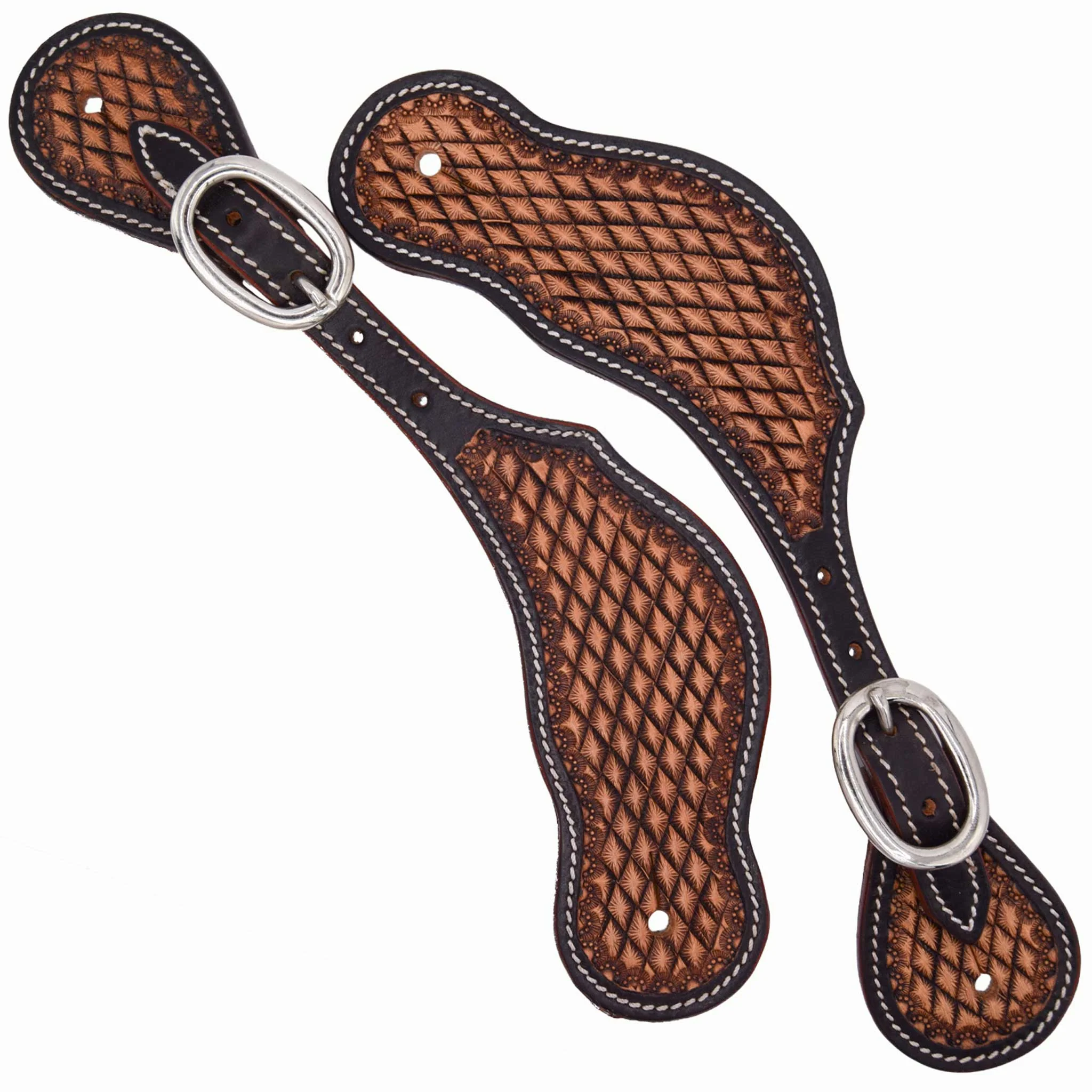 Teskey's Sunburst Diamond Spur Straps - Image 2