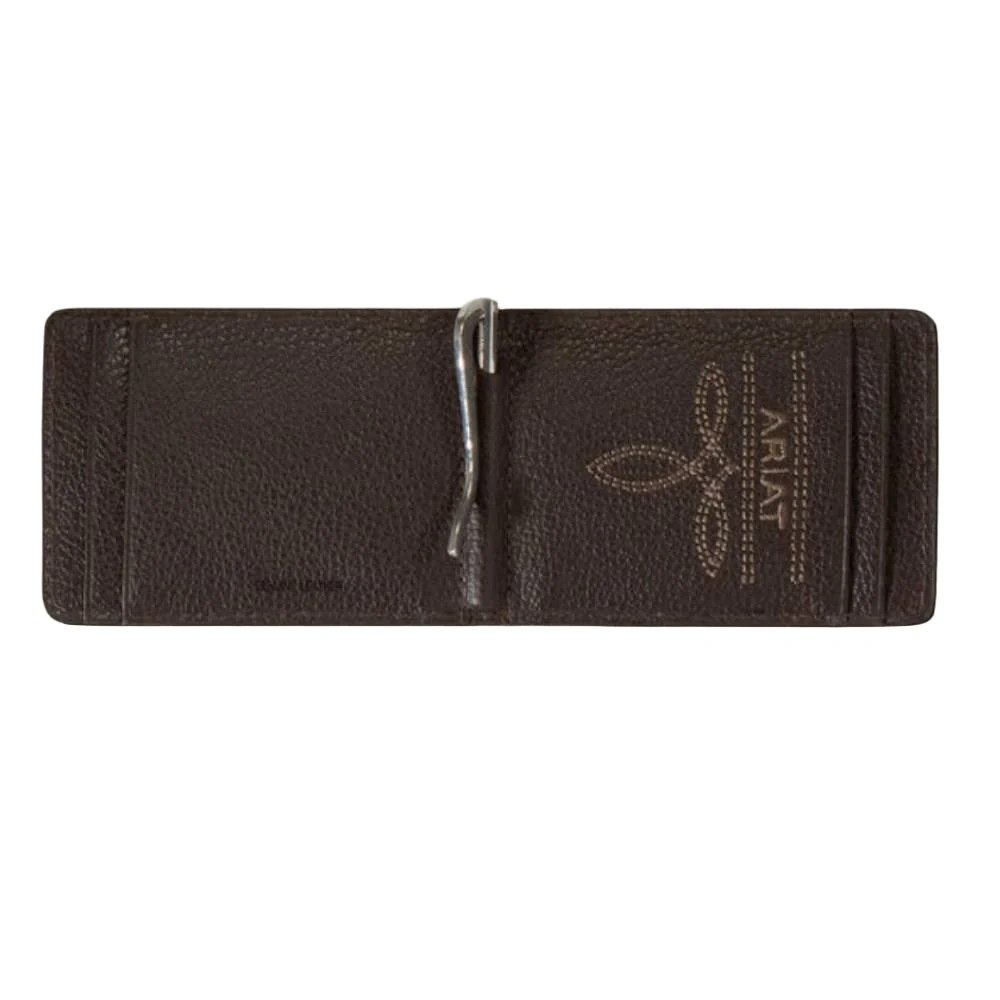 Ariat Ostrich Clip Wallet - Image 2