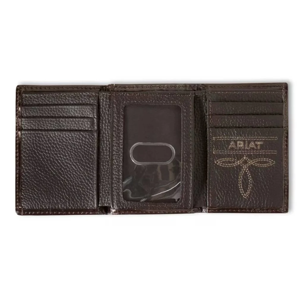 Ariat Southwest Fabric Trifold Wallet - Image 2