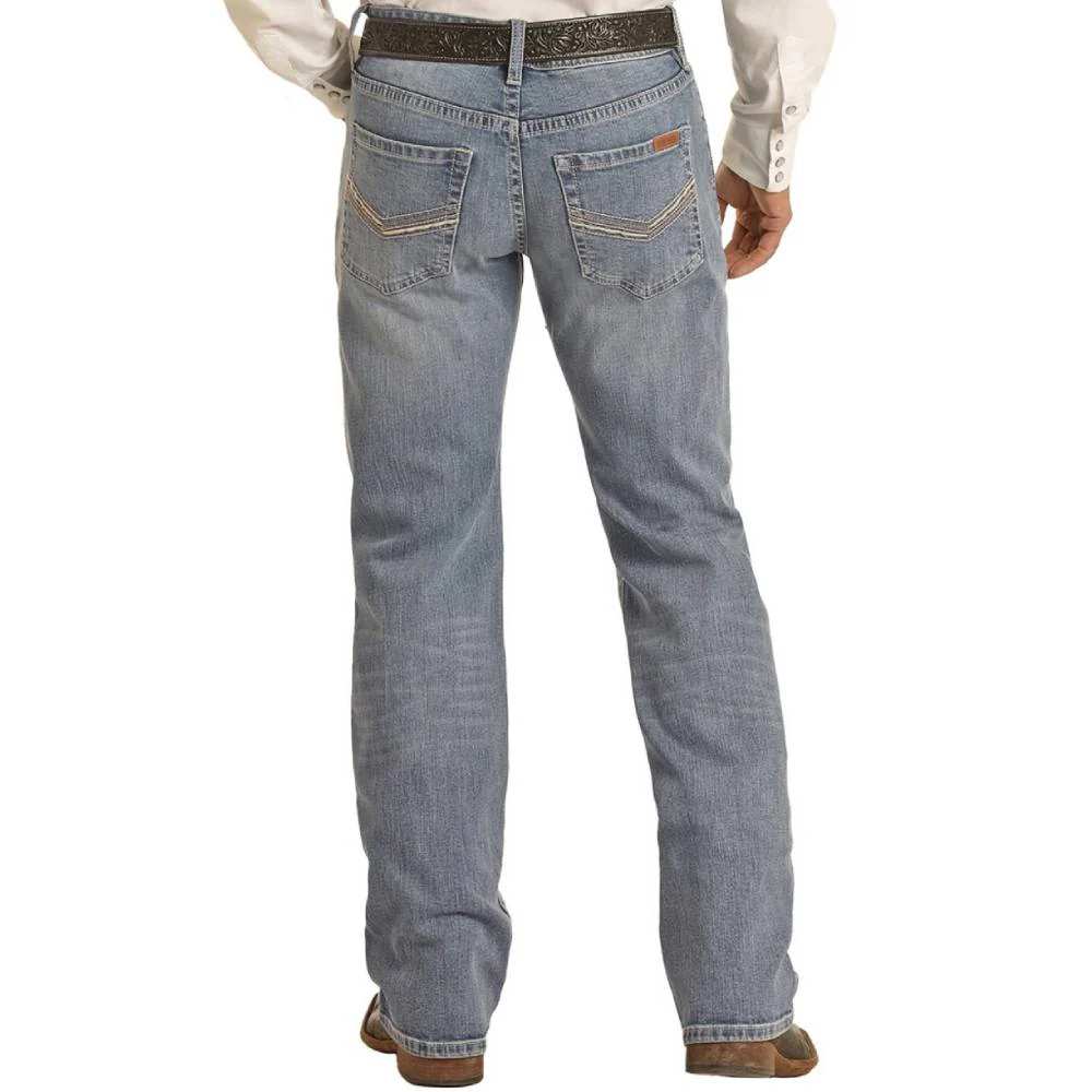 Rock & Roll Denim Men's V46 Pistol Stackable Bootcut