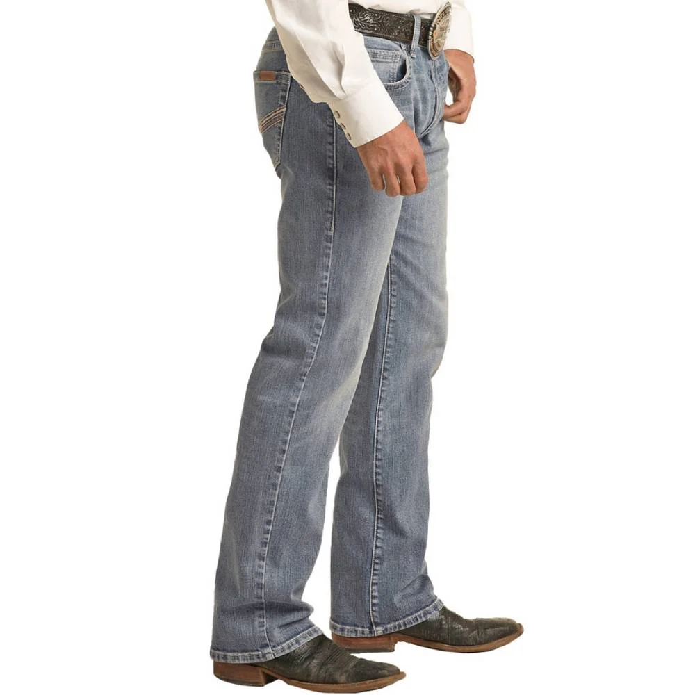 Rock & Roll Denim Men's V46 Pistol Stackable Bootcut - Image 2