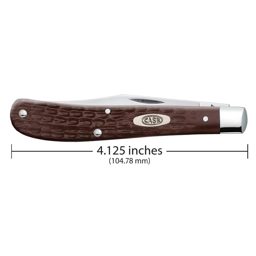 Case Brown Synthetic Barehead Slimline Trapper - Image 2