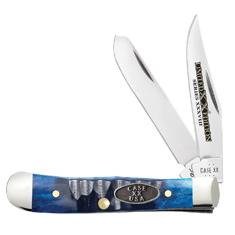 Case Tiny Trapper - Ocean Blue Bone Gator Jig - Limited Edition XXXVIII