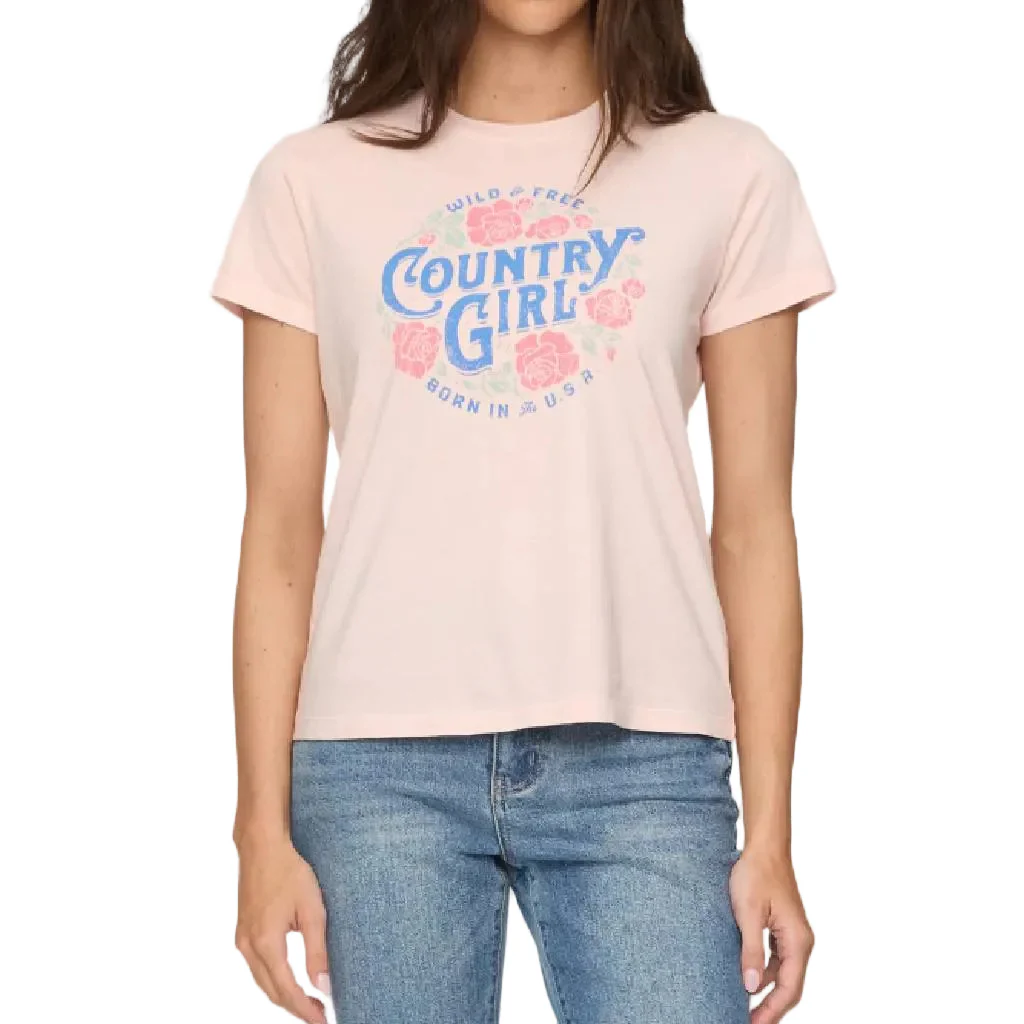 Flag & Anthem Women's Country Girl Pink Tee