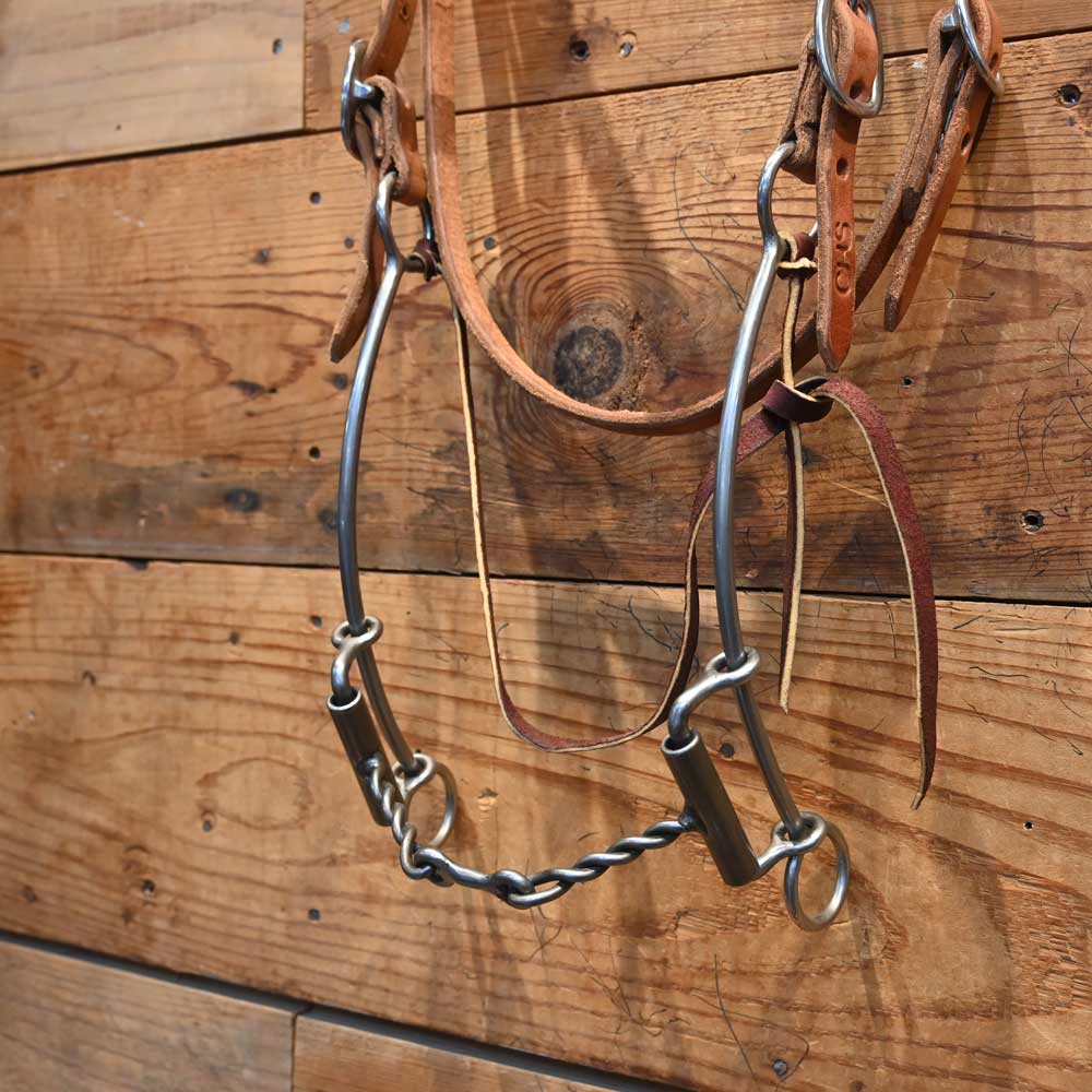 CHS Twisted Dogbone Sliding Gag w/a Rope Poll Bridle Rig