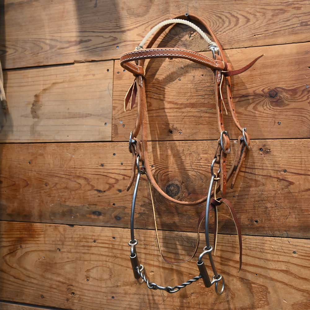 CHS Twisted Dogbone Sliding Gag w/a Rope Poll Bridle Rig - Image 2