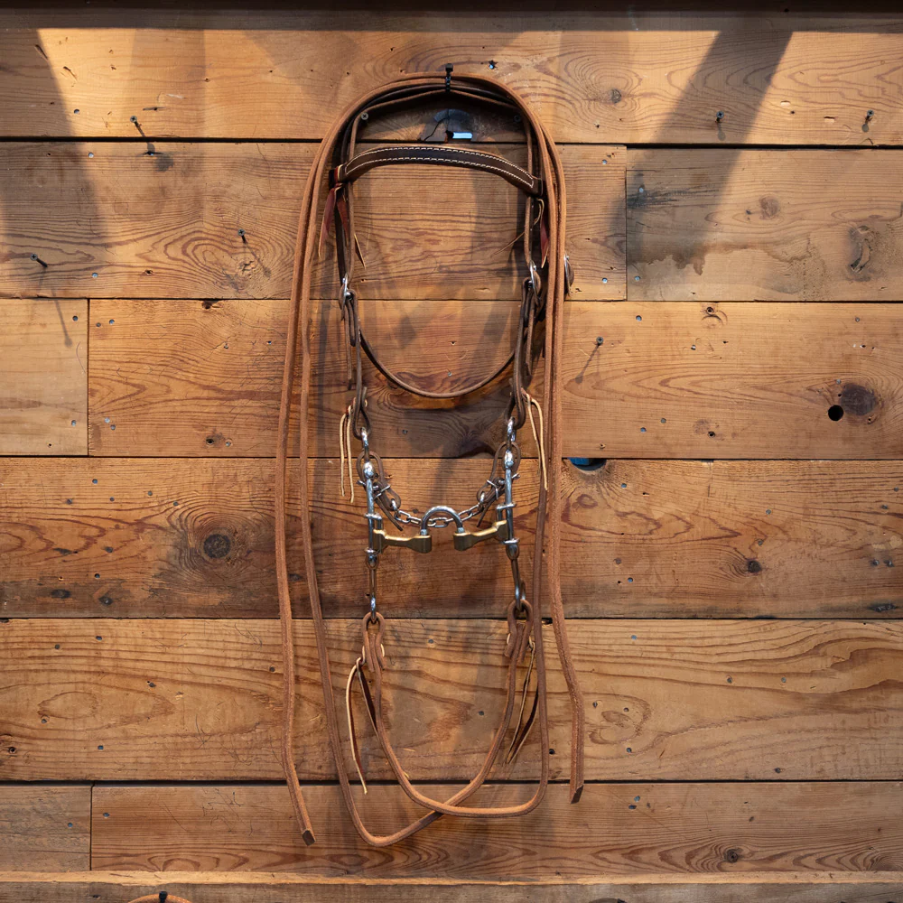 CHS Correction with Sliding Gag Bridle Rig & Split Reins - Image 2