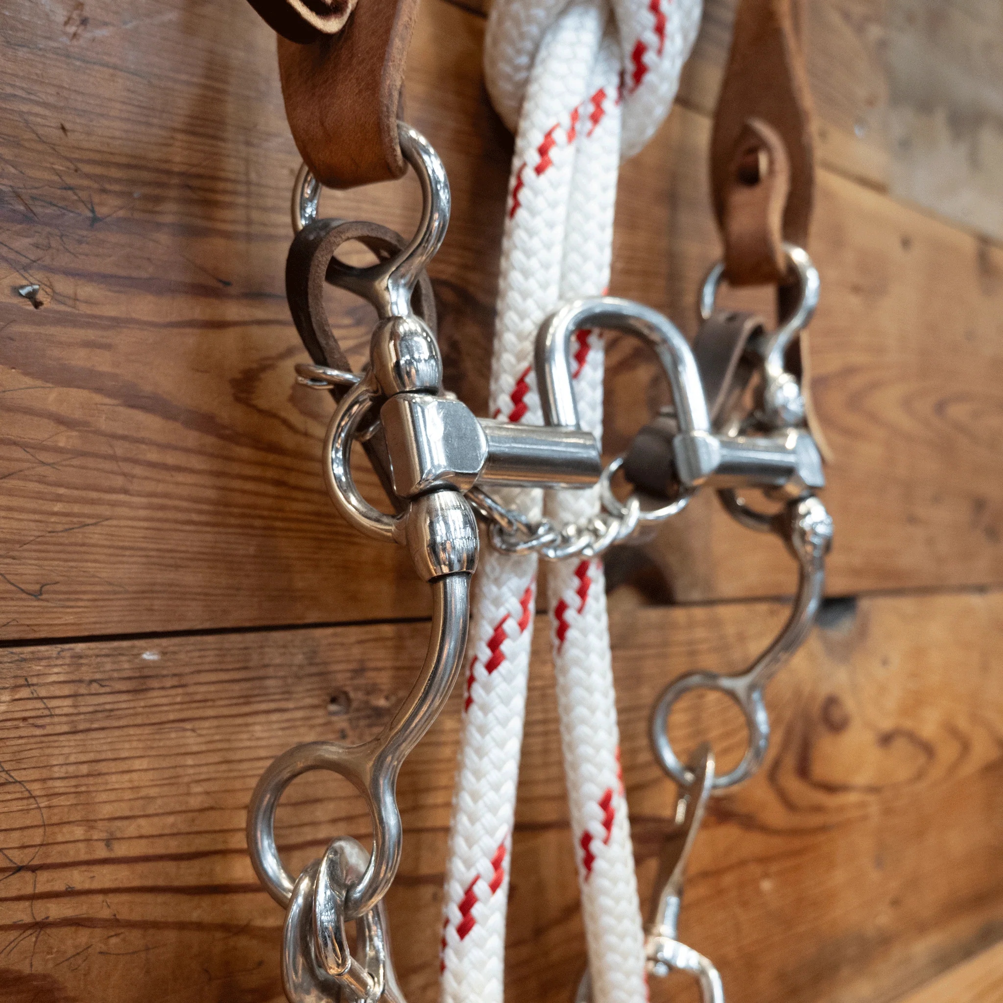 Cow Horse Supply "LB" Correction Bridle Rig w/ Draw Reins